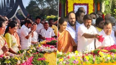 NT Rama Rao Death Anniversary: Jr NTR, Nandamuri Balakrishna, Kalyan Ram, and Other Celebs Pay Tributes To The Legendary Actor (View Pics)
