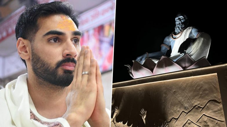 Ahan Shetty Shares Pictures from His Visit to Ujjain’s Mahakaleshwar Temple!