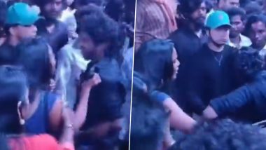 Captain Miller Audio Launch: Aishwarya Ragupathi Seen Slapping Alleged Harasser at Dhanush's Film Pre-Release Event, Video Goes Viral – WATCH