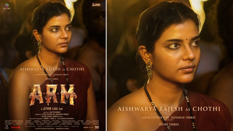 Ajayante Randam Moshanam: Aishwarya Rajesh’s Look As Chothi From Tovino Thomas-Starrer Unveiled! (View Pic)