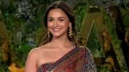 Alia Bhatt Looks Gorgeous in Ajrakh Saree at Joy Award Function in Riyadh (View Pics)