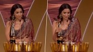 Alia Bhatt Bestowed With Honorary Entertainment Makers Award at Joy Awards 2024; Actress&rsquo; Heart-Winning Acceptance Speech Goes Viral (Watch Video)