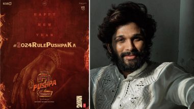 Pushpa 2–The Rule: Makers of Allu Arjun-Starrer Extend New Year Wishes With the Message ‘#2024RulePushpaKa’ (View Pic)
