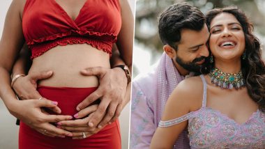 Amala Paul and Jagat Desai Expect First Child! Pregnant Actress Shares Baby Bump Photos From Maternity Photoshoot