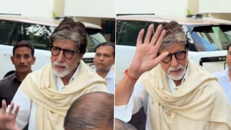 Amitabh Bachchan Delights Fans With Warm Greeting Outside Jalsa, Video Goes Viral - WATCH