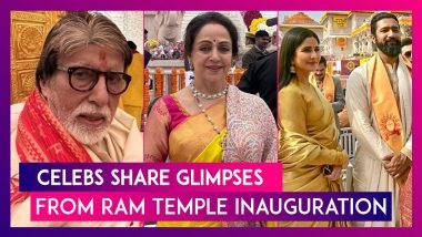 Hema Malini, Katrina Kaif Give Fans Peek Into Ram Mandir Consecration In Ayodhya