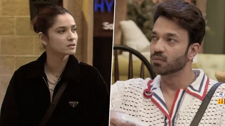 Bigg Boss 17: Vicky Jain Gets Into a Heated Argument With ‘Captain’ Ankita Lokhande, Calls Her ‘Gadhi’ (Watch Promo Video)