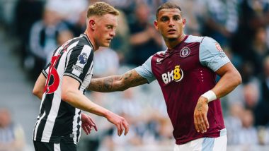 How To Watch Aston Villa vs Newcastle United Premier League 2023–24 Free Live Streaming Online in India? Get EPL Match Live Telecast on TV & Football Score Updates in IST