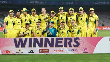 IND-W vs AUS-W 3rd T20I 2023–24: Australia Women Crush India by Seven Wickets in Final T20I To Take Series 2–1