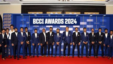 BCCI Awards 2024 Free Live Streaming: Here’s How to Watch Live Telecast of Indian Cricket’s Annual Award Event on TV and Online