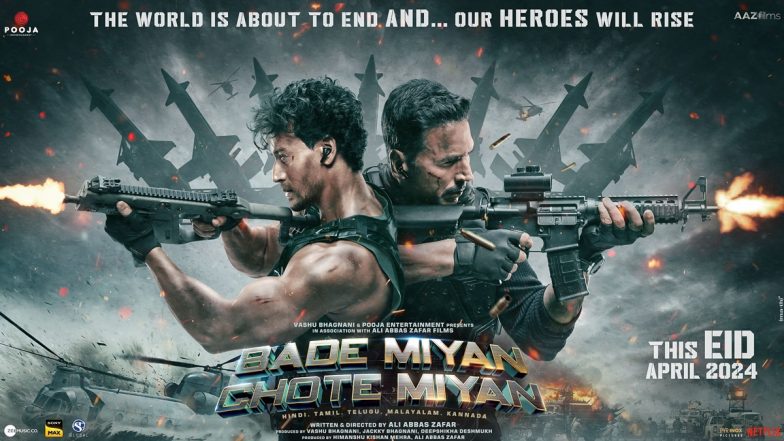 Bade Miyan Chote Miyan Teaser Starring Akshay Kumar and Tiger Shroff to Release on January 24 at THIS Time; Check Out Film's New Action-Packed Poster!