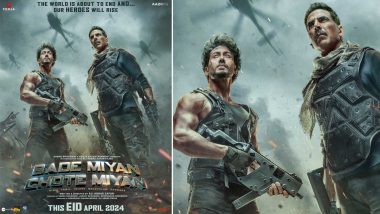 Bade Miyan Chote Miyan: Akshay Kumar-Tiger Shroff Look Intense in First-look Poster, Teaser To Be Out On January 24, 2024