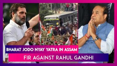 Bharat Jodo Nyay Yatra In Assam: FIR Against Rahul Gandhi, KC Venugopal & Kanhaiya Kumar For Violence During Yatra, Says CM Himanta Biswa Sarma