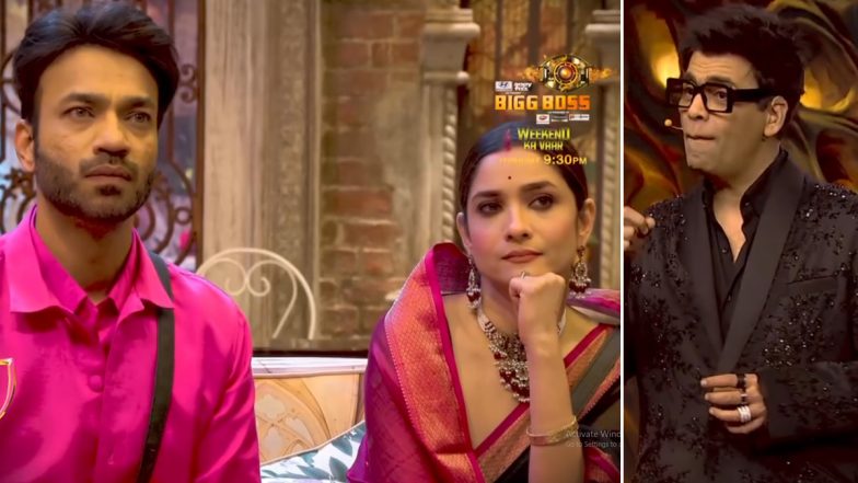 Bigg Boss 17: Karan Johar Slams Vicky Jain After His Mother Insults Ankita Lokhande (Watch Video)