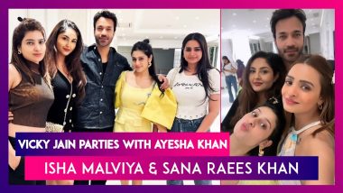 Bigg Boss 17: Vicky Jain Parties With Ayesha Khan, Isha Malviya And Sana Raees Khan After Getting Evicted From The Show