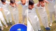 &lsquo;Sab Sledging Karenge&hellip;.&rsquo; Captain of Boys Cricket Team Gives &lsquo;Cute&rsquo; Pep Talk Ahead of Match, Video Goes Viral