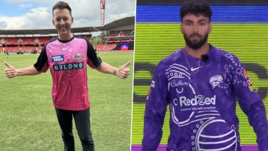 'Aaap Kaise Ho...' Brett Lee Impresses Nikhil Chaudhary With His Hindi During BBL 2023-24 Live Match, Video Goes Viral