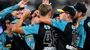 BBL Live Streaming in India: Watch Brisbane Heat vs Adelaide Strikers Challenger Online and Live Telecast of Big Bash League 2023&ndash;24 T20 Cricket Match