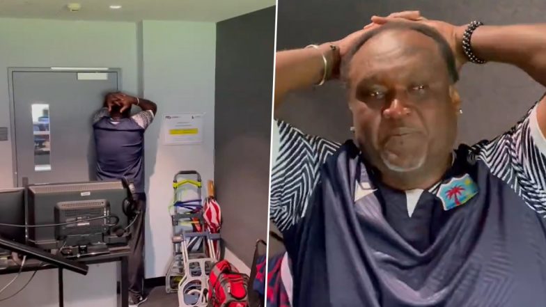 Carl Hooper in Tears After West Indies Pull Off Historic Victory Against Australia in 2nd Test 2024, Video Goes Viral