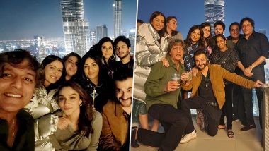 Maheep Kapoor–Sanjay Kapoor, Arpita Khan Sharma, Chunky Panday–Bhavana Pandey and Others Ring In New Year 2024 in Dubai (View Pics & Watch Videos)