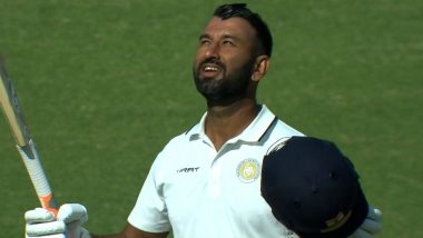 Cheteshwar Pujara Becomes Fourth Indian Cricketer To Complete 20,000 Runs in First-Class Cricket, Achieves Feat During Saurashtra vs Vidarbha Ranji Trophy 2024 Match