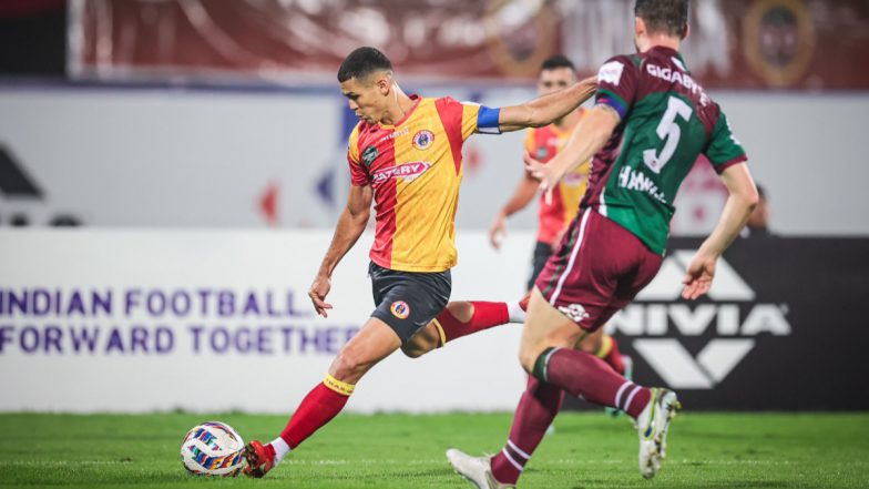 Mohun Bagan Super Giant 1–3 East Bengal FC, Kalinga Super Cup 2024: Cleiton Silva Scores Brace As Red and Golds Secure Comeback Victory in Kolkata Derby, Qualify for Semifinals