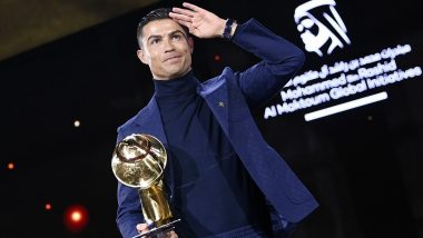 Cristiano Ronaldo Reacts After Winning Three Honours at Globe Soccer Awards 2023, Shares Pictures From Ceremony
