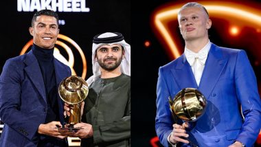 Cristiano Ronaldo Bags Trio of Honours at Globe Soccer Awards 2023; Erling Haaland, Aitana Bonmati Named Best Players (See Full List of Winners)