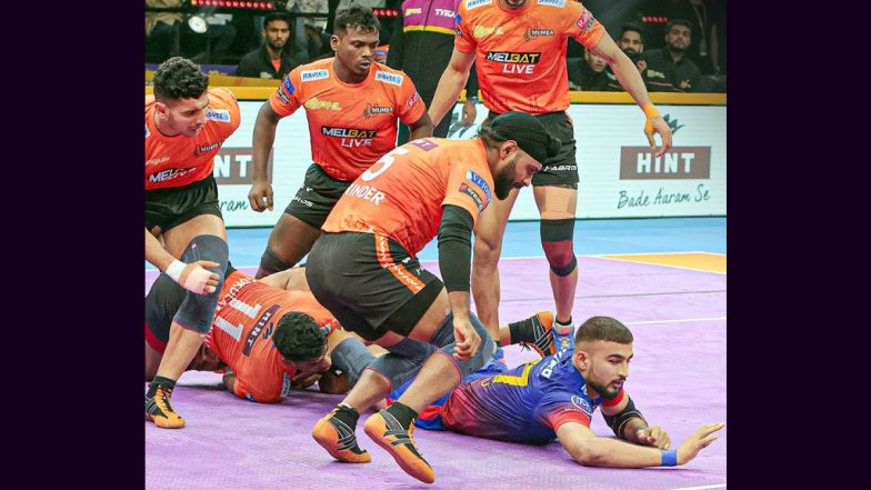 PKL 2023–24: Dabang Delhi KC Return to Winning Ways With 39–33 Triumph Over U Mumba