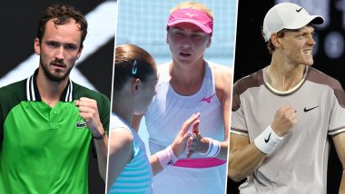 Australian Open 2024 Day 13 Highlights Daily Round-Up and Match Results: Daniil Medvedev, Jelena Ostapenko-Lyudmyla Kichenok Enter Final; Jannik Sinner Knocks Out Novak Djokovic