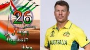 David Warner Extends Greetings to India on Occasion of Republic Day 2024 (See Instagram Post)