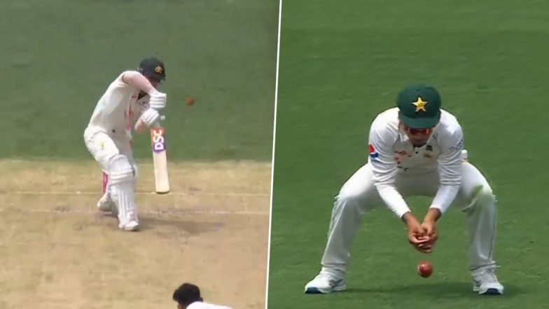 David Warner Survives After Debutant Saim Ayub Drops An Easy Catch During AUS vs PAK 3rd Test 2023-24 Day 2