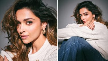 Deepika Padukone Kickstarts Fighter Promotion in Style; Actress Rocks Oversized Knitted Top and Denim Combo (See Pics)