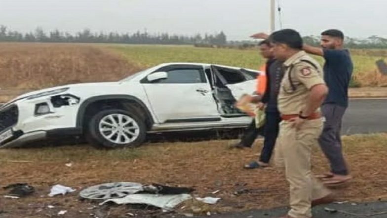 Karnataka Road Accident: Four Killed, Four Others Injured in Multi-Vehicles Collision on Bengaluru-Mumbai National Highway in Dharwad