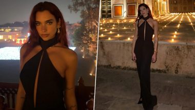 Dua Lipa Slays in Sexy Halter Neck Dress As She Celebrates New Year's Eve in Jaipur (See Pics)