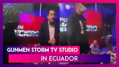 Ecuador: Gunmen Storm Television Studio During Live Broadcast As State Of Emergency Declared; Several Arrested