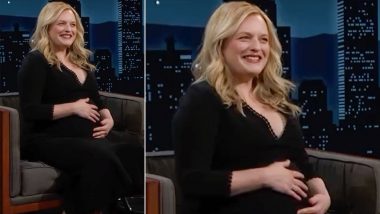 Elisabeth Moss Expecting First Child! The Handmaid’s Tale Actress Announces Pregnancy During Jimmy Kimmel's Show (Watch Video)