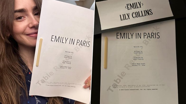 Emily in Paris Season 4 Begins Production! Lily Collins Shares Pics With ‘Saison Quatre’ Update on Instagram