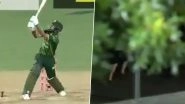 Fan Runs Away With the Ball After Fakhar Zaman&rsquo;s Massive Six Lands Outside Stadium During NZ vs PAK 2nd T20I 2024, Video Goes Viral