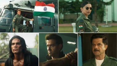 Fighter Trailer: Hrithik Roshan, Deepika Padukone-Starrer Promises Adrenaline Rush; Siddharth Anand’s Aerial Actioner Evokes Patriotism (Watch Video)