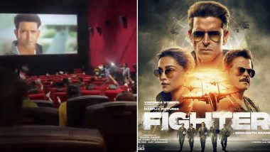 Fighter: Fans Wave Indian Flag Inside Theatre Amid Screening of Hrithik Roshan and Deepika Padukone-Starrer, Video Goes Viral – WATCH