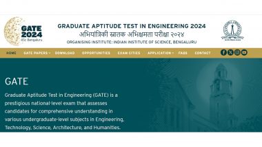 GATE 2024 Admit Card for Graduate Aptitude Test in Engineering Examination Likely To Be Released Today at gate2024.iisc.ac.in, Know How To Download