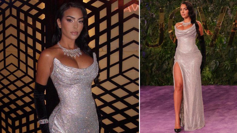 Cristiano Ronaldo's Girlfriend Georgina Rodriguez Dazzles on the Lavender Carpet at the Joy Awards 2024 in Saudi Arabia (View Pics)