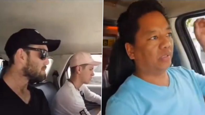 Taxi Driver Fails to Recognise Australian Cricketers Glenn Maxwell and Adam Zampa, Old Video Goes Viral!