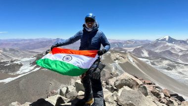 Kerala: 36-Year-Old Government Employee Shaikh Hassan Khan Scales Ojos Del Salado, World’s Highest Volcano in Chile (View Pics)