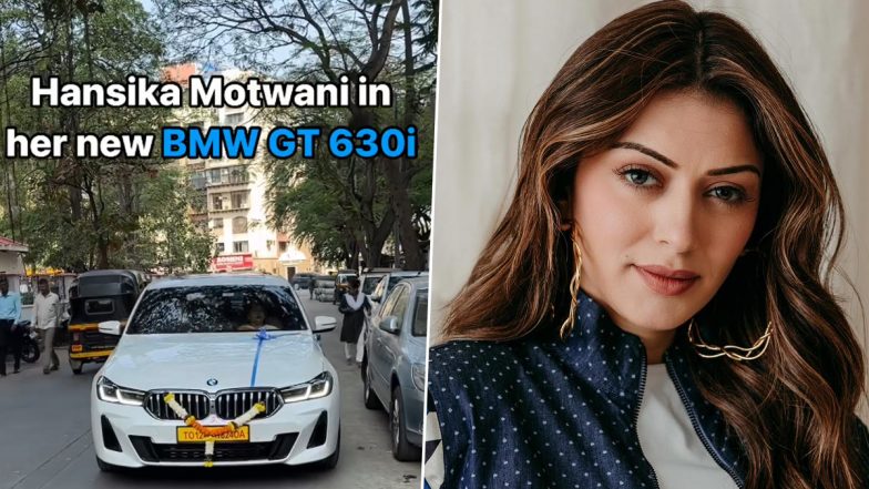 Hansika Motwani’s Family Gifts Her Swanky BMW GT 630i Sports Car Worth Rs 75.50 Lacs (Watch Video)