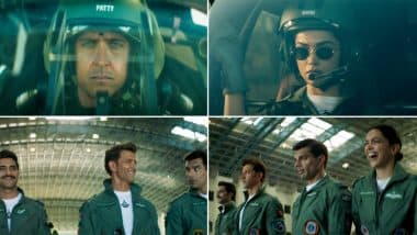 Fighter Song ‘Heer Aasmani’ Teaser Out! Third Single From Hrithik Roshan and Deepika Padukone’s Film To Be Dropped on January 8 (Watch Video)