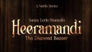 Heeramandi &ndash; The Diamond Bazaar: First Look of Sanjay Leela Bhansali's Series to Be Out On February 1 (Watch Video)
