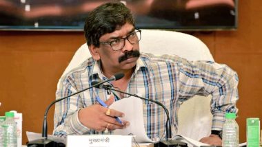 Ram Temple Consecration: Jharkhand CM Hemant Soren Announces Half Day Closure for Government Offices, School Holiday on January 22 for Pran Pratishtha Ceremony in Ayodhya