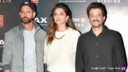 Fighter: Deepika Padukone Dispels Rumours of Fallout As She Joins Hrithik Roshan and Anil Kapoor To Promote Siddharth Anand&rsquo;s Film (Watch Video)